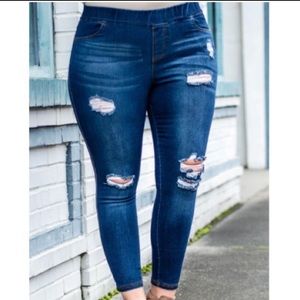 Chic Soul Ripped Jeggings